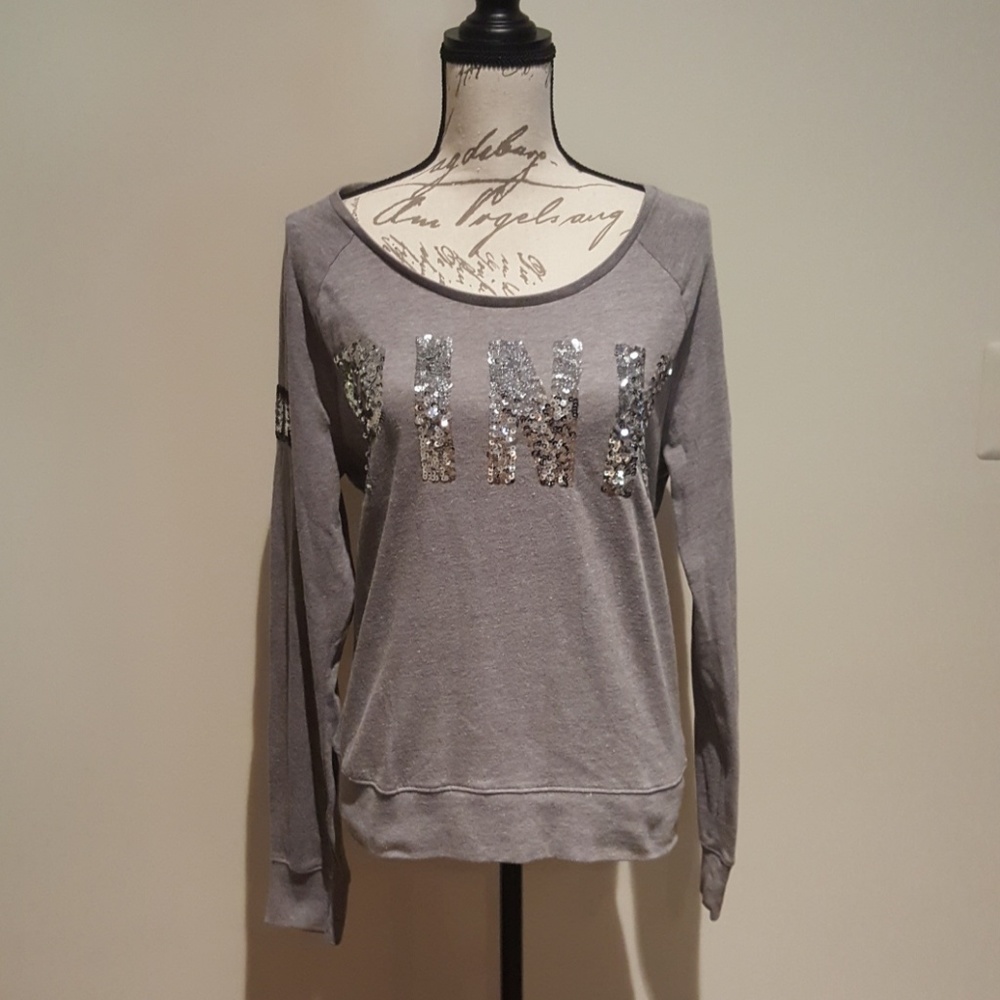 Like new Victoria's Secret PINK sequin top🖤